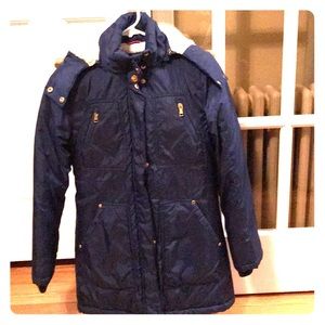 Long child’s winter coat